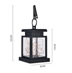 Solar LED Lantern with Fairy Lights – Decorative Garden Lamp for Outdoors and Terrace