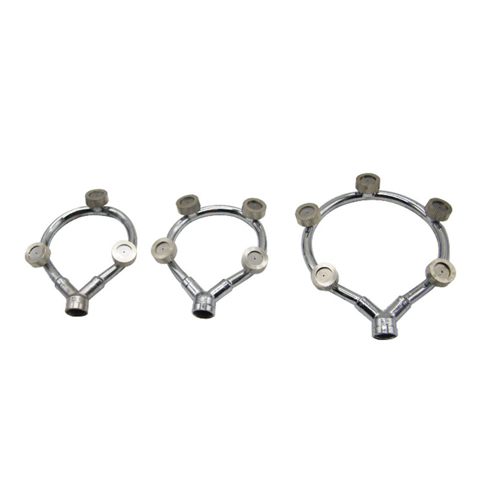 High pressure stainless steel ring multi nozzle – Efficient spray attachment for garden irrigation