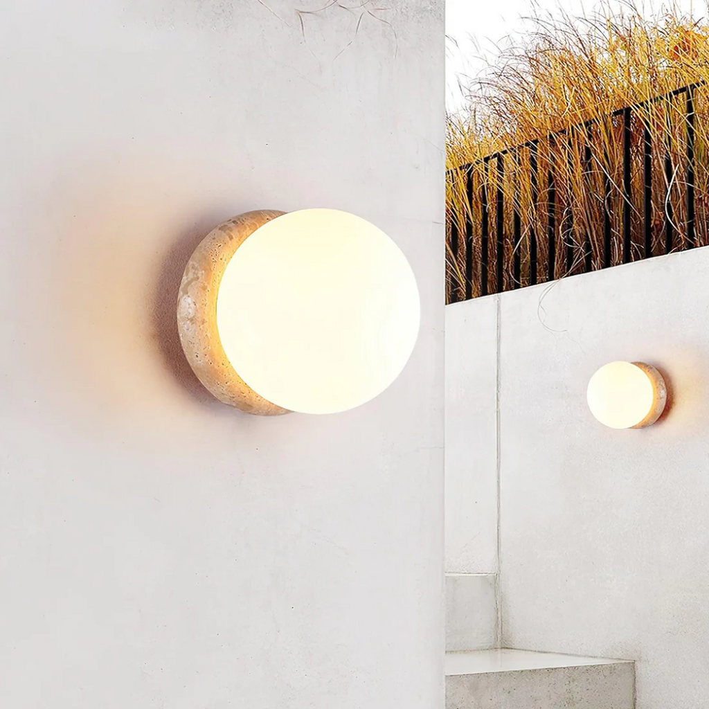 Travertine Waterproof Outdoor Wall Lamp