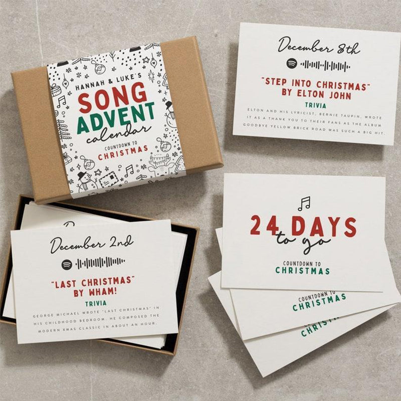 Movie/Film Trivia Christmas Advent Calendar - Christmas Gift