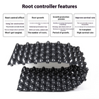 Root control device for plants and landscaping to promote healthy growth