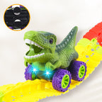 Roller Coaster Dinosaur Track Car