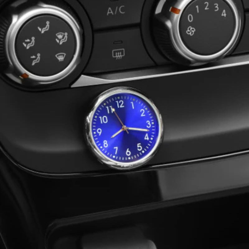 AutoTime Mini Analog Watch – Self-Adhesive and Stylish Design for Car Interior