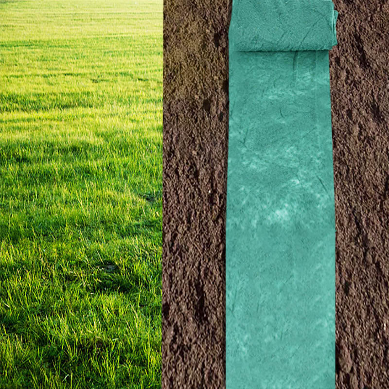 Biodegradable grass seed mat for easy lawn establishment in the garden