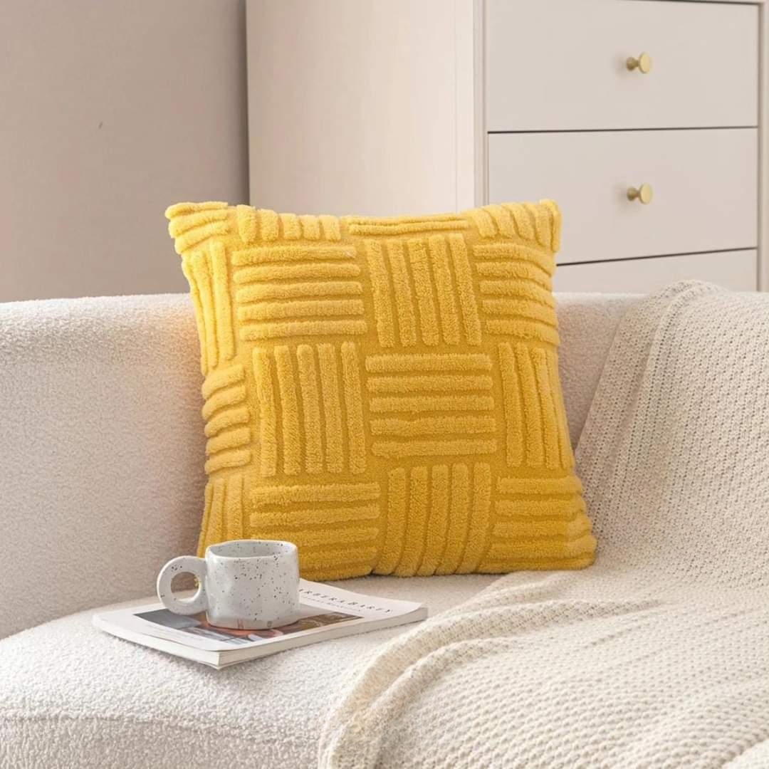 Cushion covers for decorative cushions in various styles