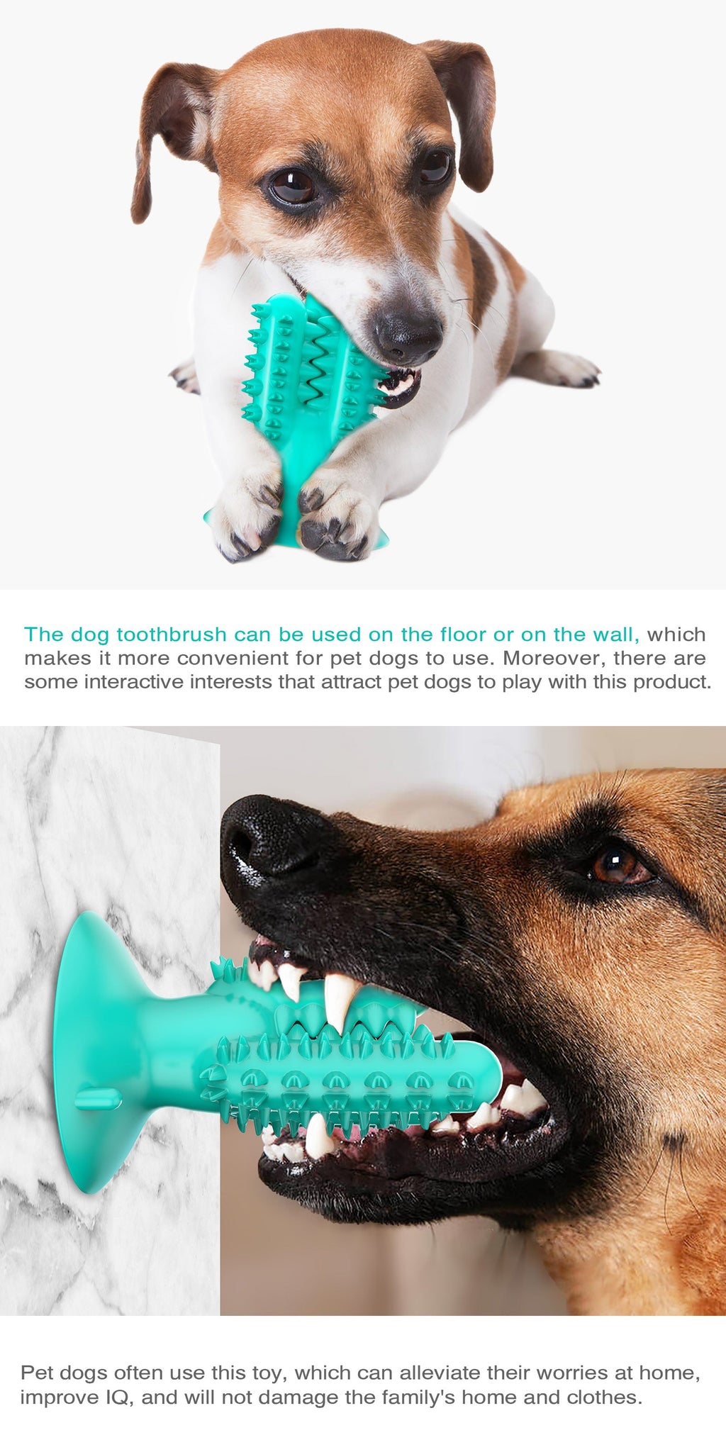 Cactus‑Shaped Dog Toothbrush / For Dogs