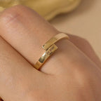 Adjustable "I Am Yours & You Are Mine" Couples Rings Set