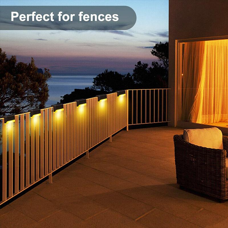 Waterproof Stair Solar Lights for Outdoors (4 pieces)
