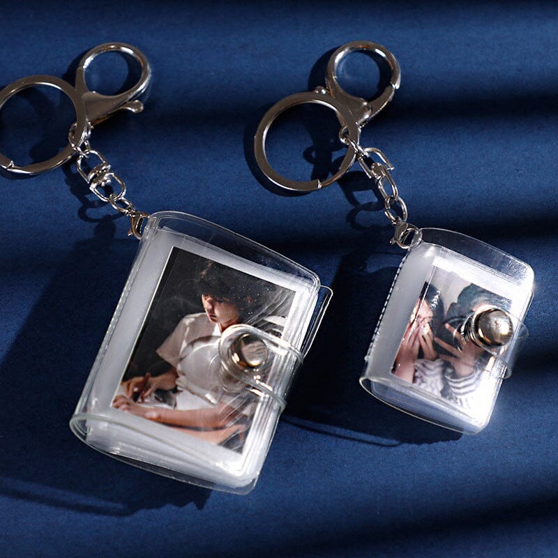 Small Photo Album Keychain Pendant
