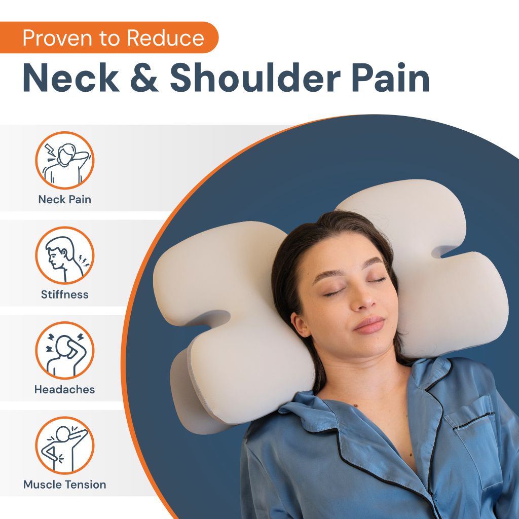 Ergonomic Cervical Pillow | Memory Foam, Neck Support & Ideal for Restful Sleep