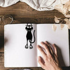Neckline Black Cat Bookmark