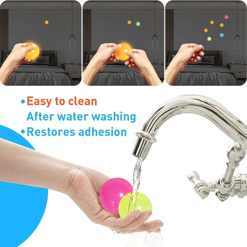 Luminous Adhesive Balls