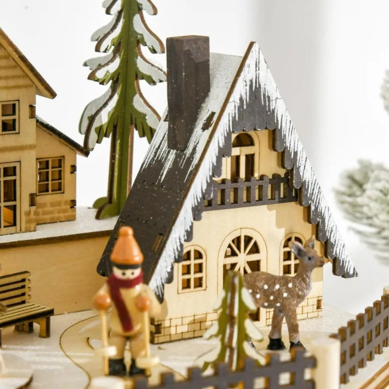 GlowFest – Advent calendar with LED lights and house design