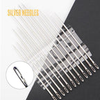 Self-threading needles