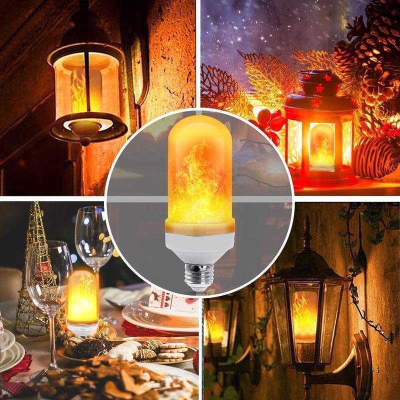 Flame LED Lamp with Gravity Sensor