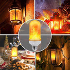 Flame LED Lamp with Gravity Sensor