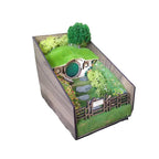Handcrafted decorative book holders with micro landscape design