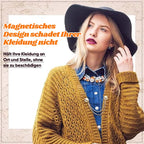 MagCloth Magnetic Dress Clips | Crease-Free & Fabric-Friendly | For Clothing, Scarves & Accessories | Perfect for Wardrobe & Travel