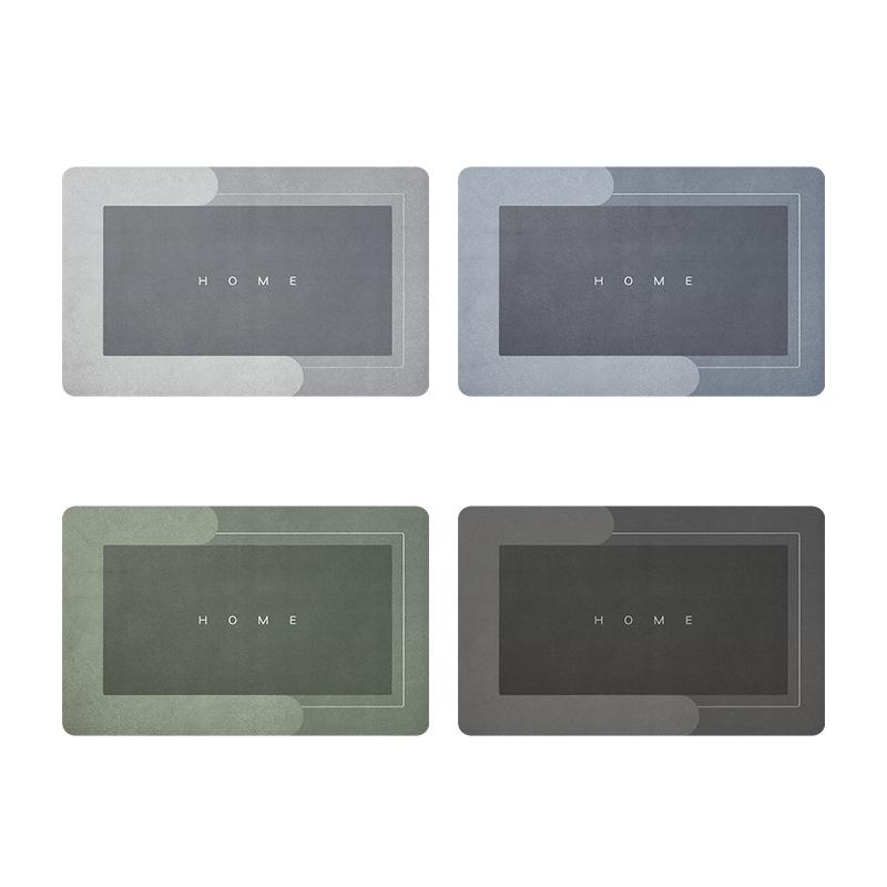 Super absorbent floor mat for home, bathroom, soft, quick-drying mat
