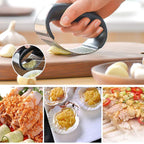 Simple manual garlic press