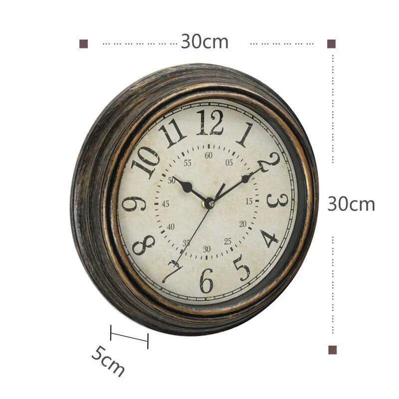 RusticCharm Vintage Wall Clock