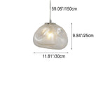 CloudNova Glass Pendant Light | Modern Design | Unique Cloud Look | Ambient Lighting