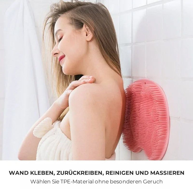 Foot and back scrubber for the shower, massage pad