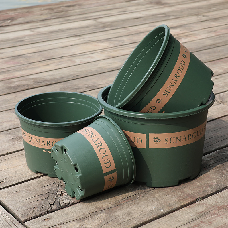 Robust Plant Pot Made of Plastic – Weatherproof Flower Pot for Garden and Balcony