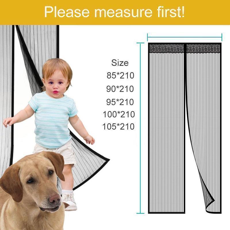 Magnetic Fly Screen Door with Velcro Closure
