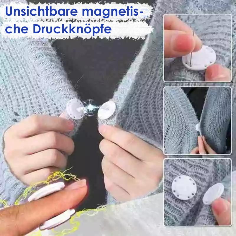 High-quality invisible plastic magnetic closure, 5 pieces