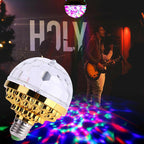 LED Disco Ball Colorful Rotating Lightbulb