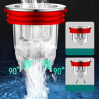 Magnetic odor-neutralizing floor drain core