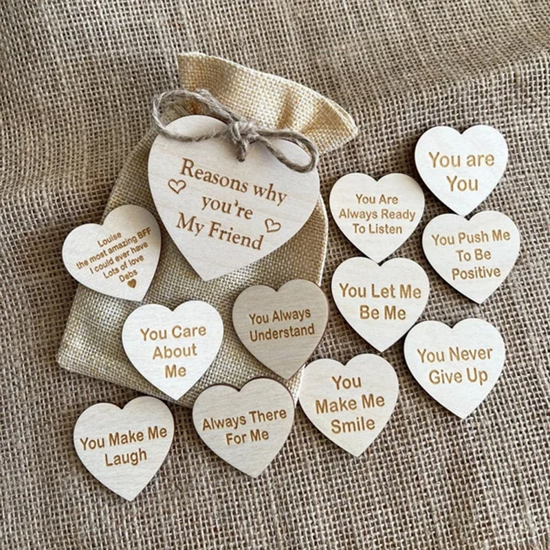 "Reasons why you are my friend" Friendship gift
