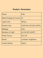 20 LED 2M Rabbit Fairy Lights - Novelty Lighting