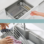 Compact Dish Dryer Foldable Over Sink