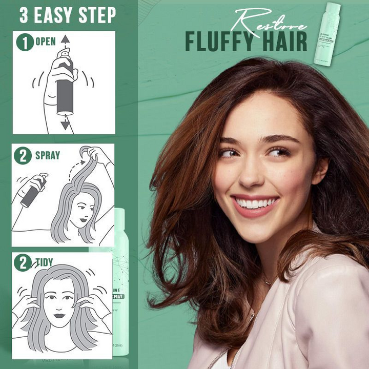 Volume hairspray for more fullness