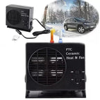 12V Ceramic Car Heater Fan | 150W-300W | Portable Defroster w/ Automatic Thermostat