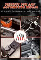 Oil pipe pliers (set of 4)