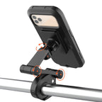 Waterproof Cycling Phone Mount with Case, for Motorcycle/Bike Handlebars