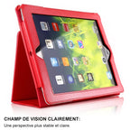 Tablet case with sleep/wake function