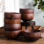 Ethnic wooden bowl