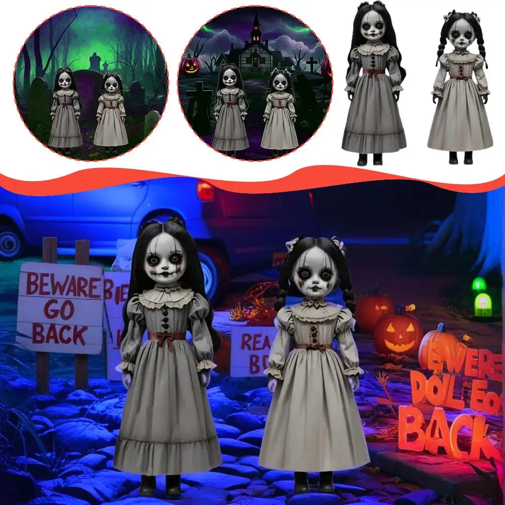 Ghost Doll Halloween Decor for Outdoor Yard and Garden