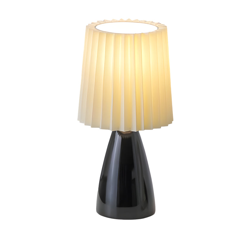 Dimmable Desk Lamp | Glass Base with USB Port for Adjustable Lighting in Home Office or Study | Pink Shade Lamp