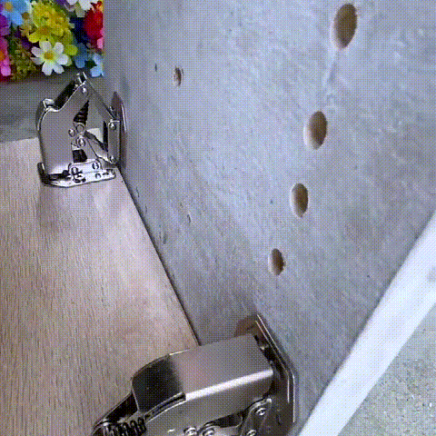 Hole-free and slit-free hinges