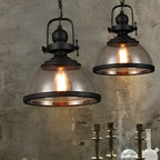 Antique Glass Iron Retro Industrial Chandelier Pendant Ceiling Lights