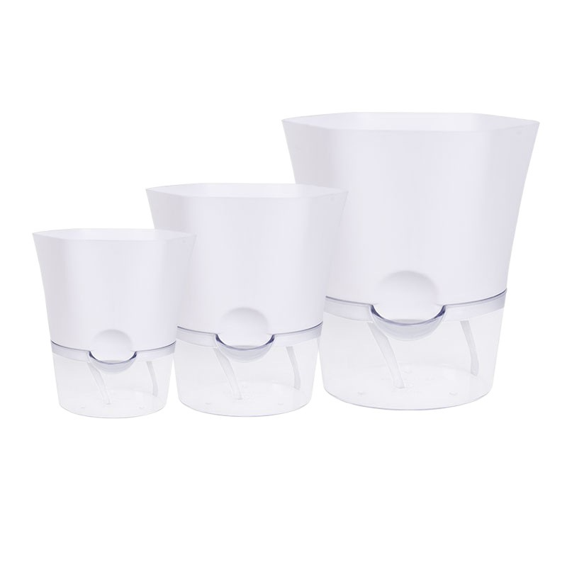 Plant pot with water reservoir – Self-watering flower pot for houseplants