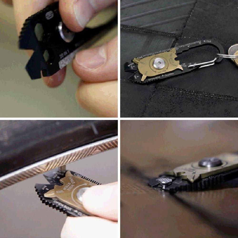 20 in 1 Keychain - Can Solve All The Problems You Life Or Outdoor