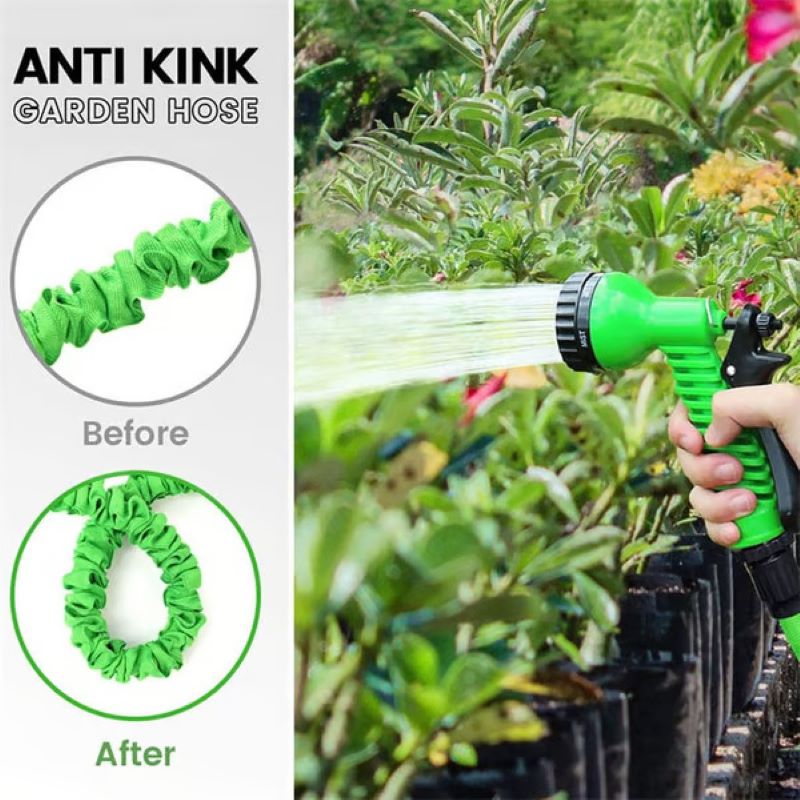Magic hose with 7 spray gun functions