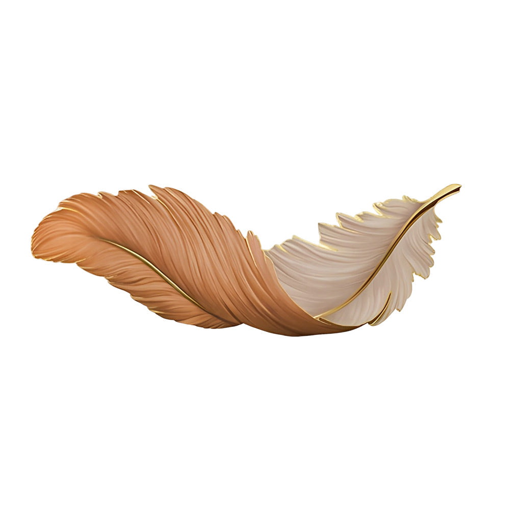 Modern Wall LED Lighting with Feathers and USB Power