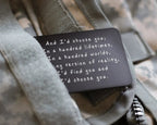 Anniversary gifts for couples, long-distance use wallet card for him